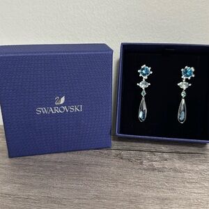 Swarovski Baby Blue Drop Earrings